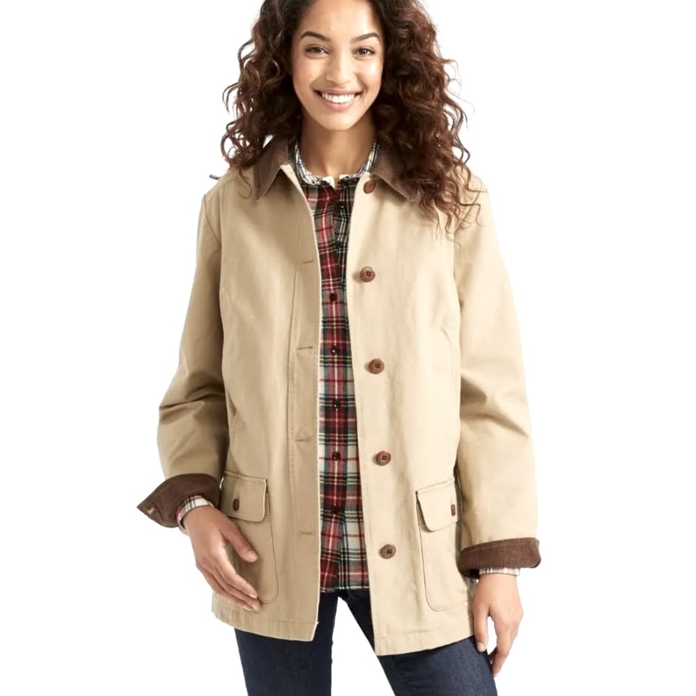 L.L. Bean Tan Utility Jacket